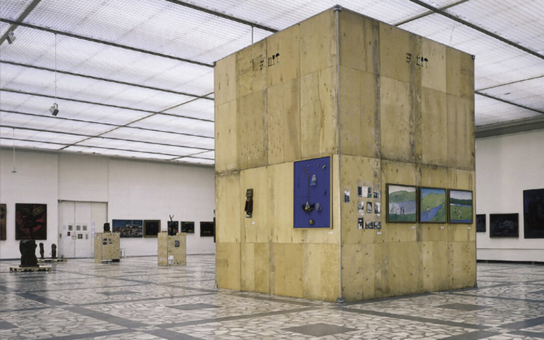 Parodos „Tylusis modernizmas Lietuvoje 1962–1982“ architektūra. 1997