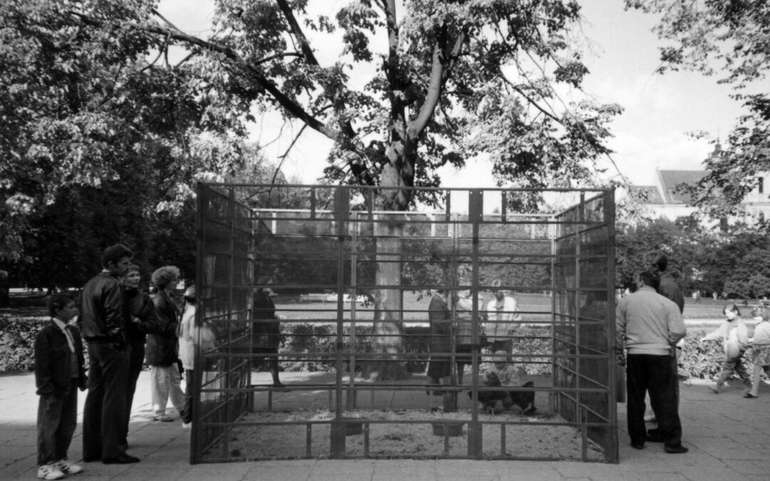 Instaliacija „Sostinės dienų“ festivalyje. 1995